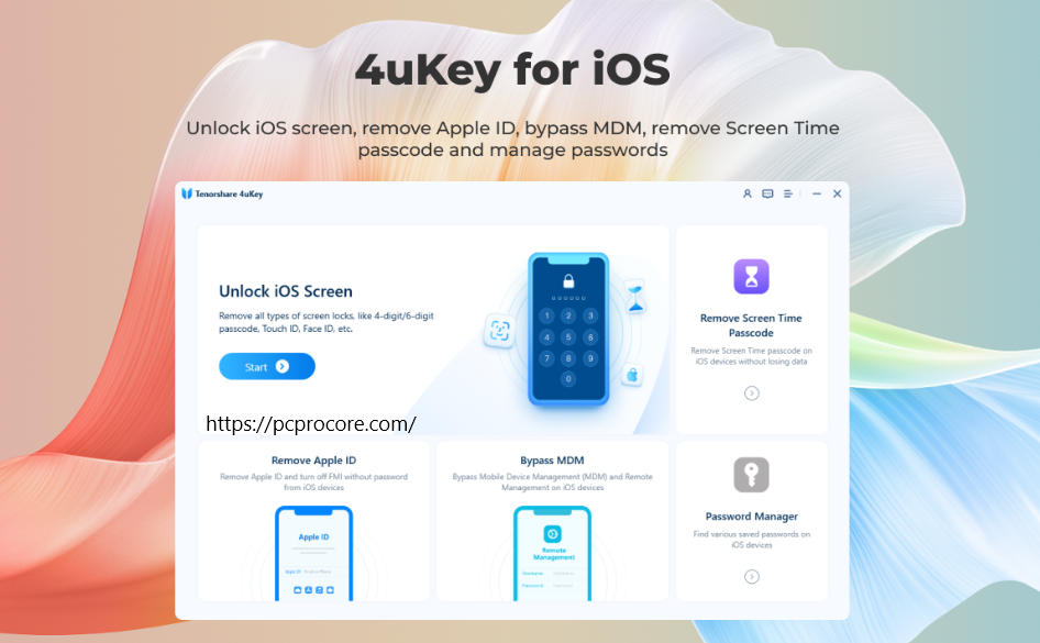 4ukey iPhone Unlocker Crack