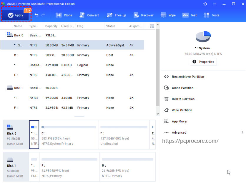 AOMEI Partition Assistant crack